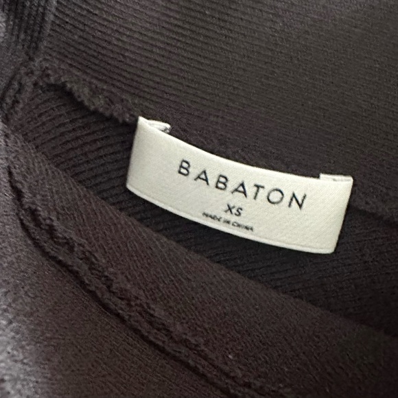 Babaton Black Ribbed Criss Cross Tank - Picture 3 of 3